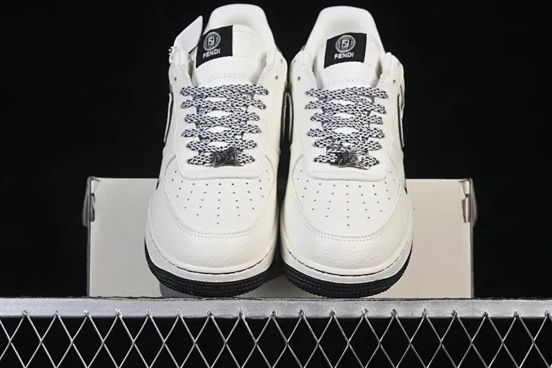 All categories Nk Air Force 1 Air Force series Nk Air Force 1 Low Air Force low-top Nike Air Force 1'07 Low Fendi joint cream ink pattern Air Force 1 low-top casual sneakers XY9025-020